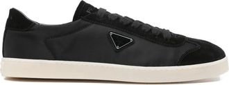 Prada Nylon Sneakers With Suede Inserts Shoes