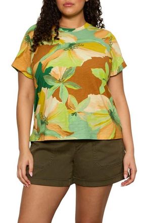Sanctuary The Perfect T-Shirt in Greenhouse at Nordstrom, Size 3X