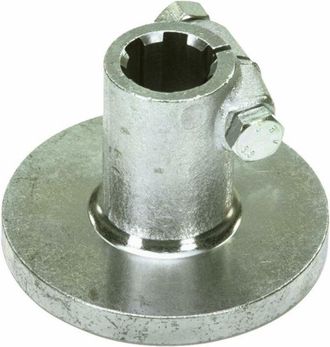 AMA Mozzo scanalato profilo 13/8 lungo 83mm 6 cave con flangia