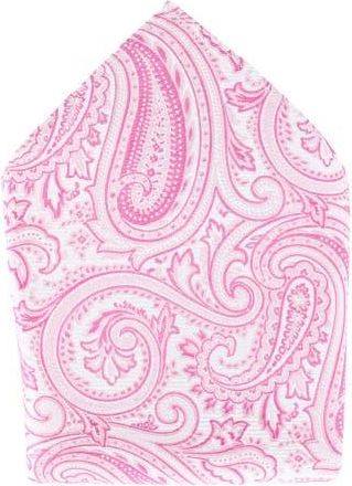 Trafalgar Store Sobee Paisley Silk Pocket Square in Pink at Nordstrom