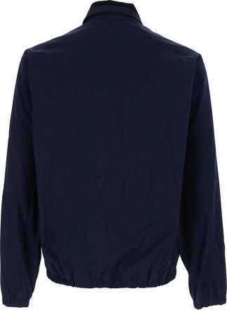Dr&ocirc;le de Monsieur Mens Jacket Le Blouson Dr&ocirc;le Blue Cotton Coat