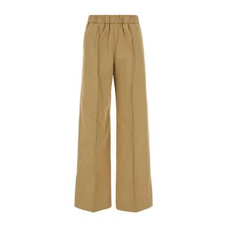 Jil Sander Wide Trousers, female, Beige, Size: XS Trousers 05 AW 30