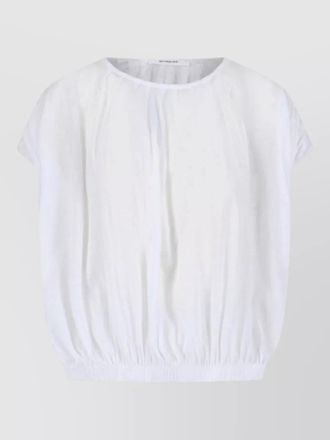 Gimaguas short sleeve top lightweight elastic hem