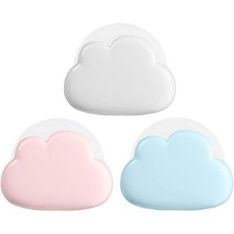 OEM Tres Luces Nocturnas Led Port&aacute;tiles Con Forma De Nube, 4 Modos De Funcionamiento, Recargables, L&aacute;mpara De Mesilla Para Dormitorio, Azul, Blanco Y Rosa