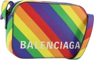 Balenciaga Pre-owned Cross Body Bags, female, Multicolor, Size: ONE SIZE Pre-owned Vintage Shoulder Bag