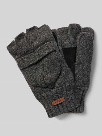 Barts Handschuhe mit Label-Detail Modell HAAKON in Anthrazit, Gr&ouml;&szlig;e L/XL