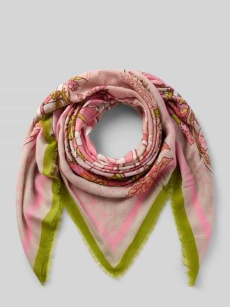 Joop Schaltuch mit Fransen Modell Altea in Pink, Gr&ouml;&szlig;e 1