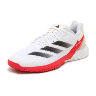 adidas Defiant Speed 2 Schoenen - Heren - Tennisschoenen - Wit - 46 2/3 EU - Fitness