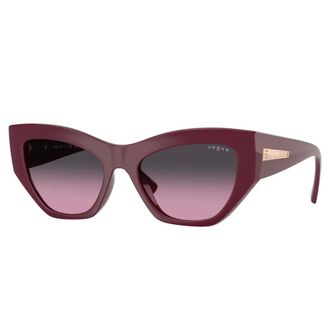 Vogue Cherry Red Sunglasses with Gray Lenses