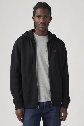 Levi's Felpa con cappuccio e cerniera - Uomo - 2XL - Nero / Mineral Black