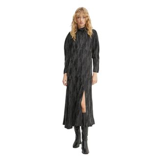 Iro Iro, Dames, Jurken, Grijs, Maat: M Viscose