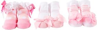 Mud Pie 3-Pack Socks in Pink at Nordstrom, Size 0-12M