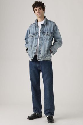 Levi's Vaqueros 555 Relaxed Straight Lightweight Linen+ Denim - Hombre - 28X32 - Lavado medio / Timeless Blues