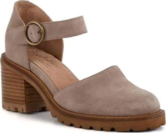 Seychelles Womens Lock And Key Suede Pump In Taupe