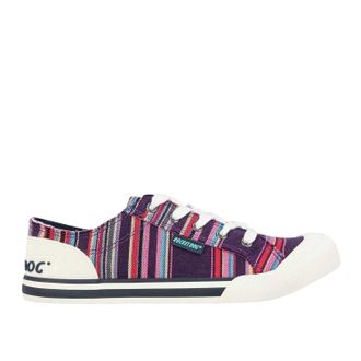 Rocket Dog Dames/Dames Jazzin Canvas Pumps (Paars)