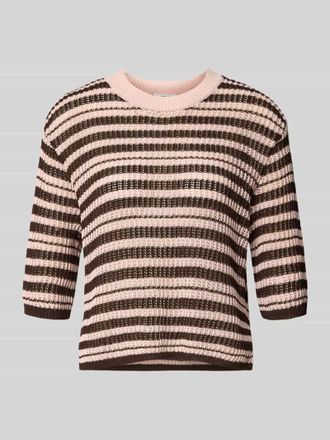 OPUS Strickshirt mit 3/4-Arm Modell Punny in Hellrosa, Gr&ouml;&szlig;e 36