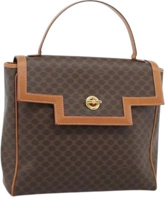 Celine Pre-owned Vintage Hand Bag - Dames - Vintage Handtas - Bruin - ONE Size - Leer - Vintage