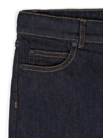 Moncler Boys Enfant Jeans Blue Cotton; Elastane