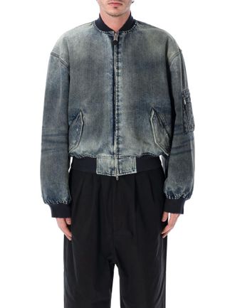 Balenciaga Light Blue Bomber Jacket