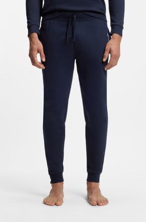 HUGO BOSS Jogginghose BOSS Authentic, Herren, Gr. XXL, N-Gr, dunkelblau 403, Sweatware, Obermaterial: 100% Baumwolle, unifarben, normal lang, Hosen Jogginghose,