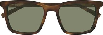 Saint Laurent Sunglasses Sl 500 009 Brown/Green Men