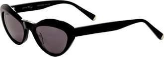 Kate Young for Tura Womens 54mm Black Sunglasses