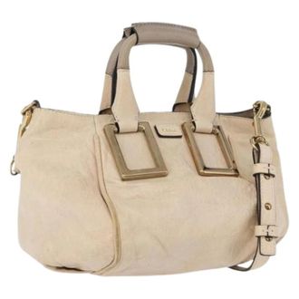 Chlo&eacute; Pre-owned Handbags, female, Beige, Size: ONE SIZE Pre-owned Hand Bag
