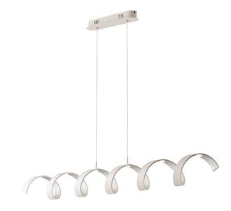 Luce-Ambiente-Design Helix Led Suspension White/Silver 30w 2400lm 4000k