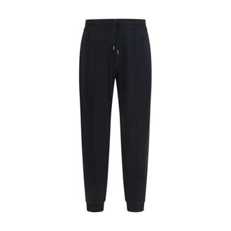 Brunello Cucinelli Cotton Joggers - Heren - Broeken - Zwart - Maat: XL Katoen