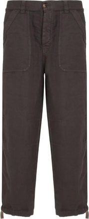 Brunello Cucinelli Heren, Broeken, Bruin, Maat: 2XL Linnen