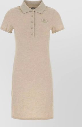 Burberry piquet polo dress short sleeves collar