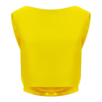 Balenciaga Dames, Tops, Geel, Maat: M