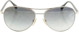 Louis Vuitton Pre-owned Accessories, female, Black, Size: ONE SIZE Pre-owned Metal Sunglasses