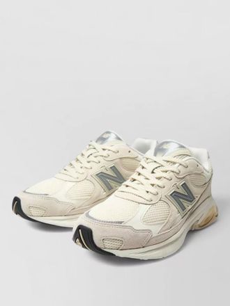 New Balance suede mesh low-top sneakers