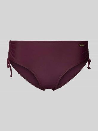 Lascana Bikinihose mit seitlichen Raffungen Modell Lolo in Aubergine, Gr&ouml;&szlig;e 36