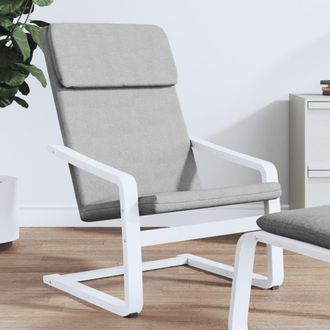 vidaXL Sill&oacute;n De Relax De Tela Gris Claro Vidaxl