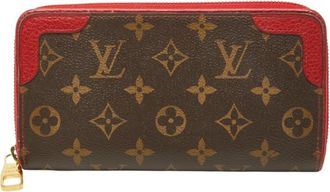Louis Vuitton Monogram Brown Cerise Monogram Monogram Long Wallet (Bi-Fold) (Pre-Owned)
