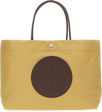 Tory Burch Tory Burch, Tote Bags, female, Beige, Size: ONE SIZE Ella Twist Reversible Tote