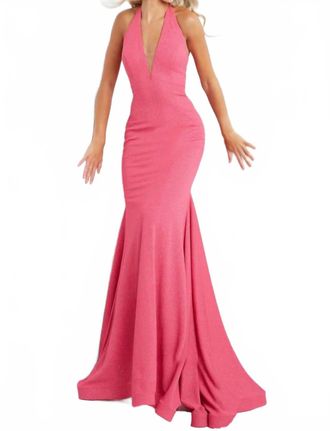 Jovani Prom Dress In Hot Pink