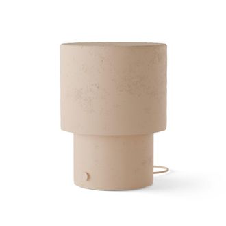 Sulion L&aacute;mpara de sobremesa de yeso naranja e27