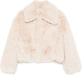 Alysi Jack van imitatiebont met shirtkraag - Beige