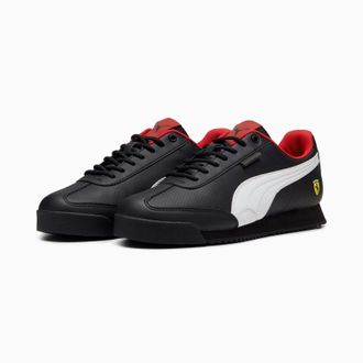 Puma Scuderia Ferrari Roma Via 308378-01 Mens Black Motorsport Shoes VER1531