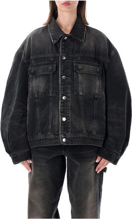 Haikure Legacy Zip Jacket - Dames - Spijkerjassen - Zwart - XS - Katoen - Jassen