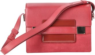 Delvaux Pre-owned Womens Madame PM Crossbody Bag in Red Leather - One Size