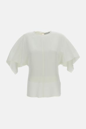 Stella McCartney Top Maniche Corte Satin