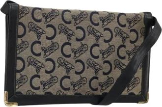 Celine Pre-owned Vintage Canvas Shoulder Bag - Dames - Vintage Schoudertas - Veelkleurig - ONE Size - Leer - Vintage
