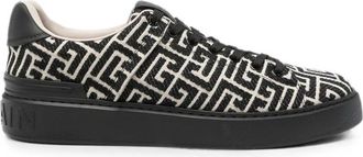 Balmain Monogram Logo-embossed Sneakers