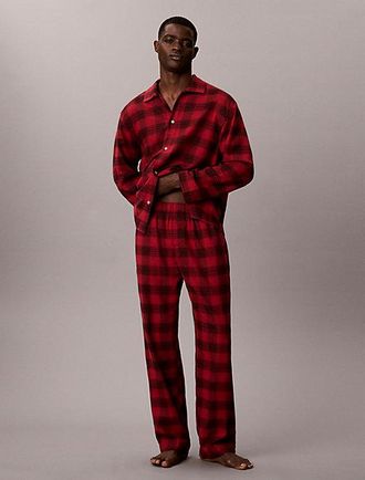 Calvin Klein Pantal&oacute;n De Pijama De Franela