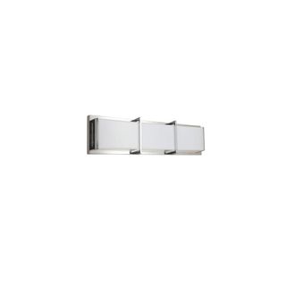 Dainolite 15W Vanity Light, PC, WH Acrylic Diffuser