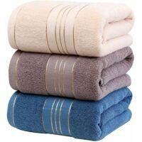 OEM 3 Toallas De Ba&ntilde;o/s&aacute;banas De Ba&ntilde;o 100% Algod&oacute;n, Tama&ntilde;o Grande, Suaves, Lujosas Y Altamente Absorbentes, Para Sauna, Ducha, Piscina, Ba&ntilde;o, Hotel, Viaje